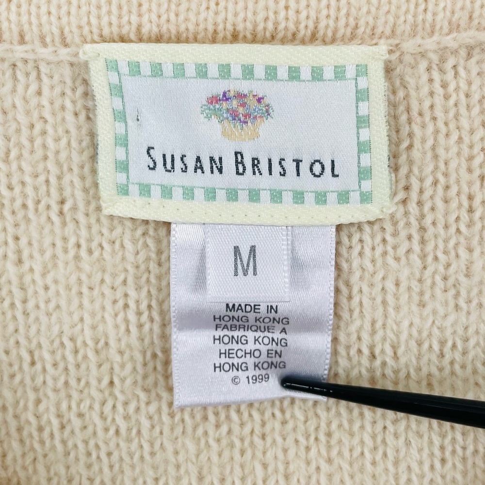 Vintage Susan Bristol Christmas Cardigan Sweater - Picture 5 of 7
